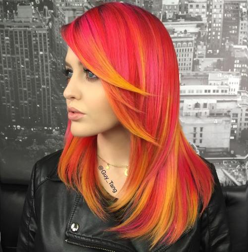1-yellow-highlights-for-red-hair