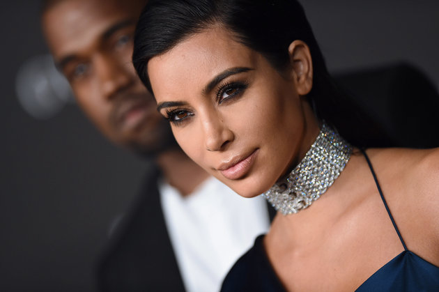 LOS ANGELES, CA - NOVEMBER 01:  TV personality Kim Kardashian and singer Kanye West attend the 2014 LACMA Art + Film Gala Honoring Barbara Kruger And Quentin Tarantino Presented By Gucci at LACMA on November 1, 2014 in Los Angeles, California.  (Photo by Axelle/Bauer-Griffin/FilmMagic)