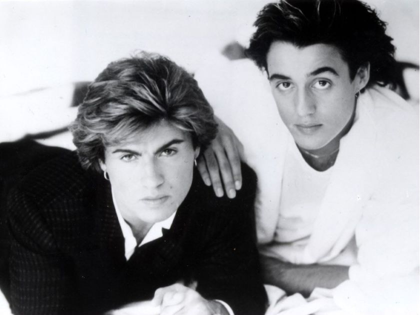 Wham, George Michael (left)and Andrew Ridgeley September 1, 1985