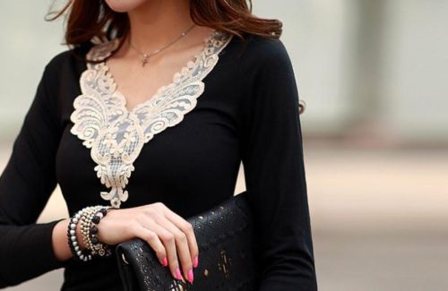 new-fashion-womens-slim-casual-long-sleeve-shirt-tops-lady-v-neck-blouse